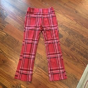 New York & Company Red plaid pants